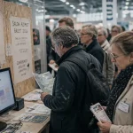 Azimut Brest 2026 : visiteurs devant un stand d’orientation à Brest