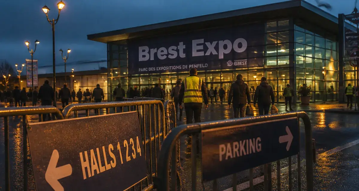Parc des expositions de penfeld, entrée Brest Expo et accès