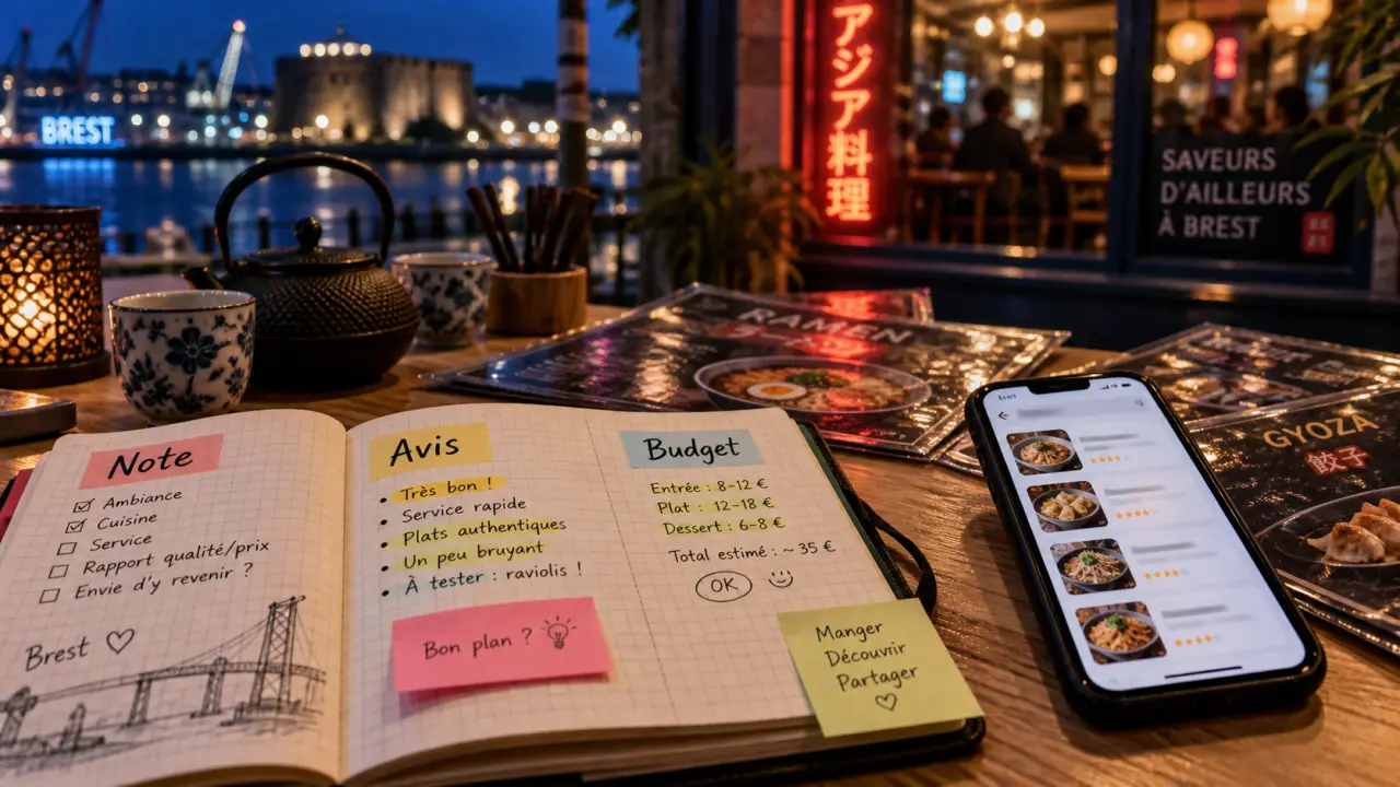 Restaurants asiatiques Brest : note et avis