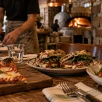 Restaurants italiens Brest : panuozzo et pizza au four, ambiance pizzeria