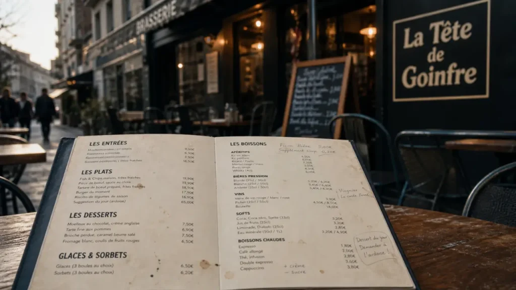 Restaurants rue de siam Brest : terrasse La Tête de Goinfre