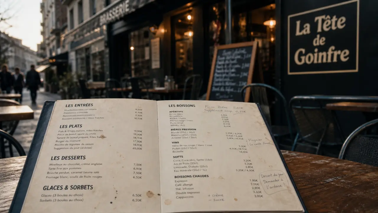Restaurants rue de siam Brest : terrasse La Tête de Goinfre