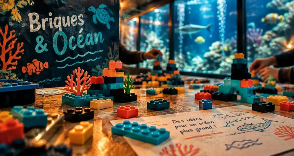 Des animations en briques à Océanopolis pendant les vacances d’automne