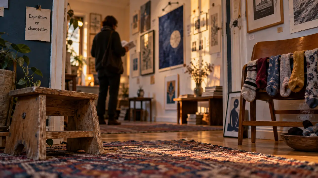 À Brest, une exposition à découvrir en chaussettes dans deux maisons de Sanquer