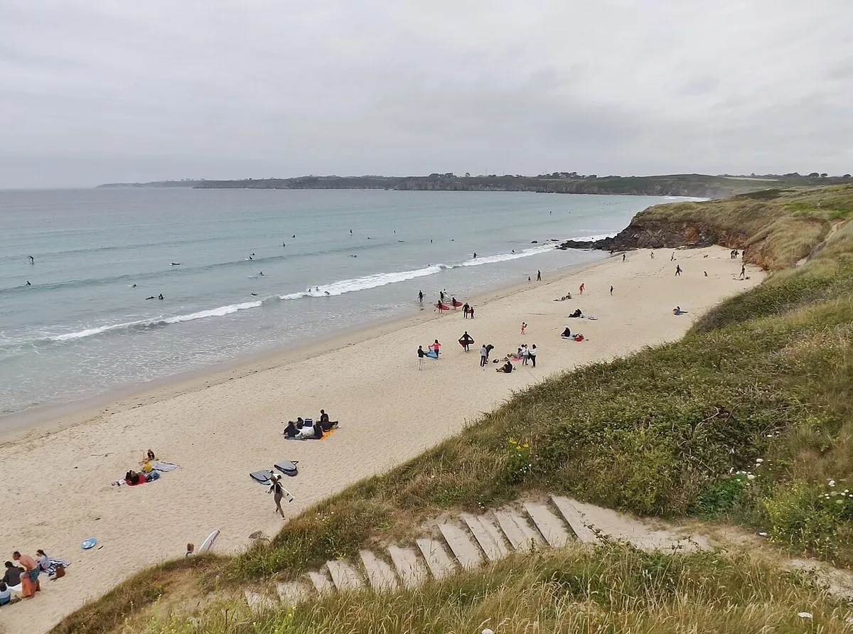 La plage des Blancs Sablons au Conquet