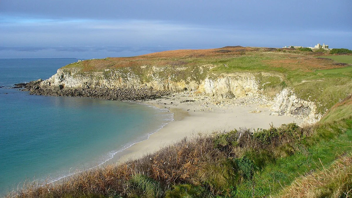 La plage de Corsen à Plouarzel