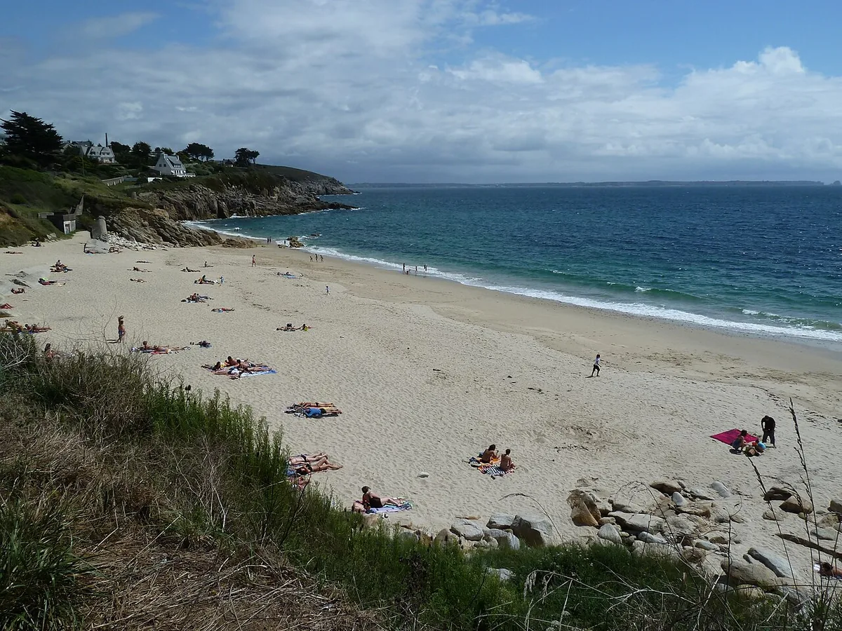 La plage de Trégana à Locmaria-Plouzané