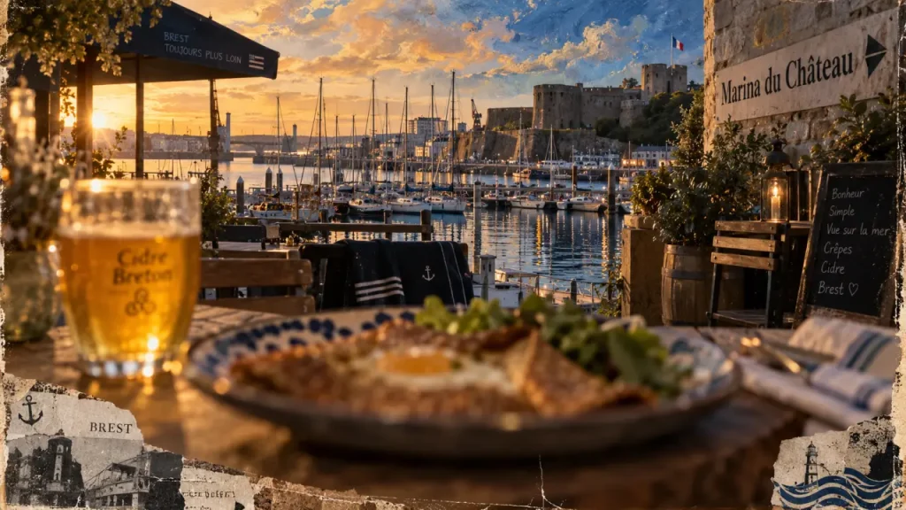 Restaurants marina Brest : choisissez votre adresse selon la vue, la cuisine et l’occasion